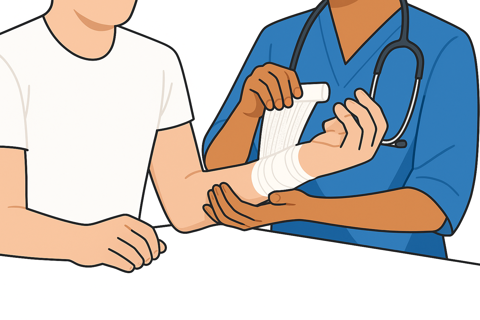 Wound care and bandage service Prague - post-surgery nursing care